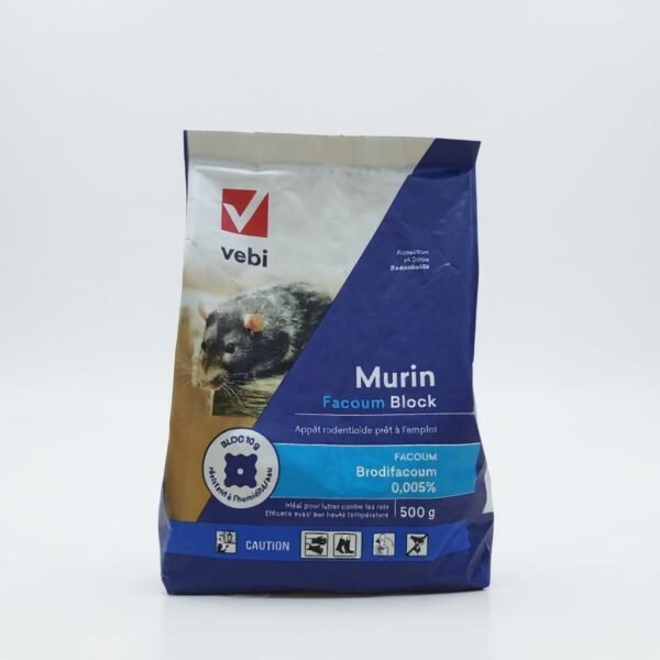 Vebi murin 500 G - طُعم فعال لمحاربة الفئران والجرذان